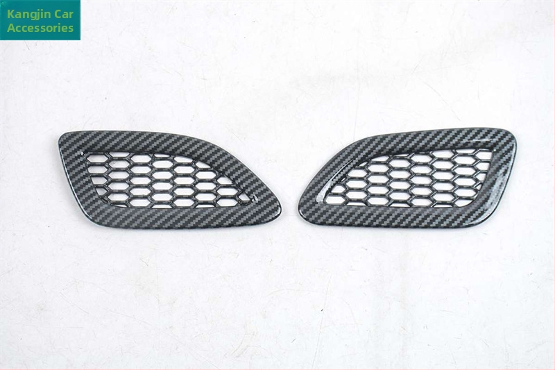 Karbono pluošto išvaizdos vidinė apdaila Buick GL8 New Energy Lu Shang – ABS plastikas, navigacijos rėmas ir galinių durelių rankenos rėmas