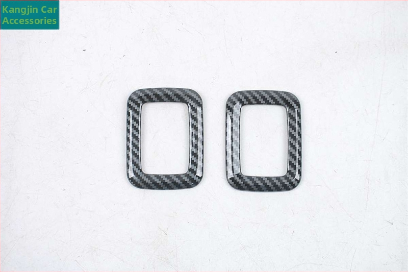 Karbono pluošto išvaizdos vidinė apdaila Buick GL8 New Energy Lu Shang – ABS plastikas, navigacijos rėmas ir galinių durelių rankenos rėmas