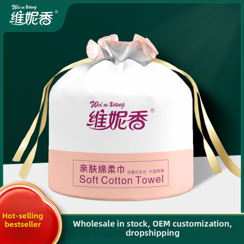 Egyszer használatos nagy tekercses arctörlő kendő, vastított kivitel, szalonminőség, fa rostból, márka Winne Fragrance