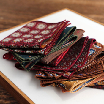 Vīriešu kabatas lakatiņš uzvalkam | poliestera diegi | džakarda | ģeometrijisks raksts | viegls grezns stils | Doris.TD