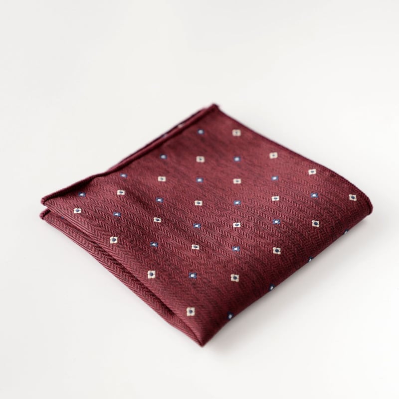 Vīriešu kabatas lakatiņš uzvalkam | poliestera diegi | džakarda | ģeometrijisks raksts | viegls grezns stils | Doris.TD