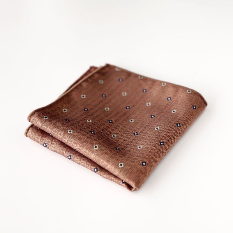 Vīriešu kabatas lakatiņš uzvalkam | poliestera diegi | džakarda | ģeometrijisks raksts | viegls grezns stils | Doris.TD