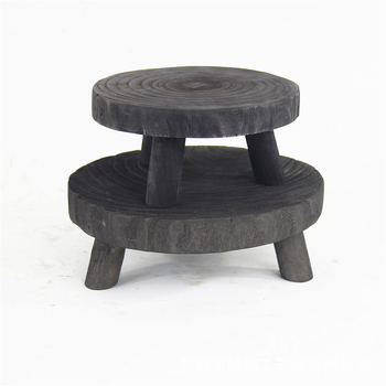 Koka dekoratīvs trauks Wabi-Sabi stilā — Haom zīmols, materiāls: koks, iepakojums: kartons, paredzēts mājai, viesnīcai un vilai