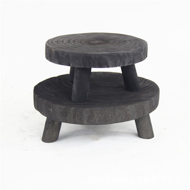 Koka dekoratīvs trauks Wabi-Sabi stilā — Haom zīmols, materiāls: koks, iepakojums: kartons, paredzēts mājai, viesnīcai un vilai