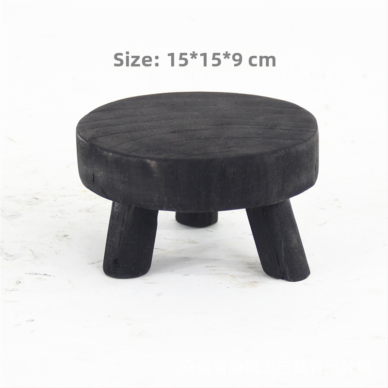 Koka dekoratīvs trauks Wabi-Sabi stilā — Haom zīmols, materiāls: koks, iepakojums: kartons, paredzēts mājai, viesnīcai un vilai