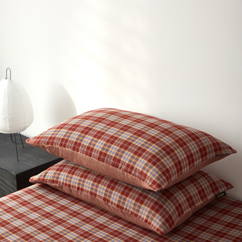 Yuchuan Japanski stil navlaka za jastuke, 2 kom, 100% pamuk, twill tkanina, reaktivno bojanje