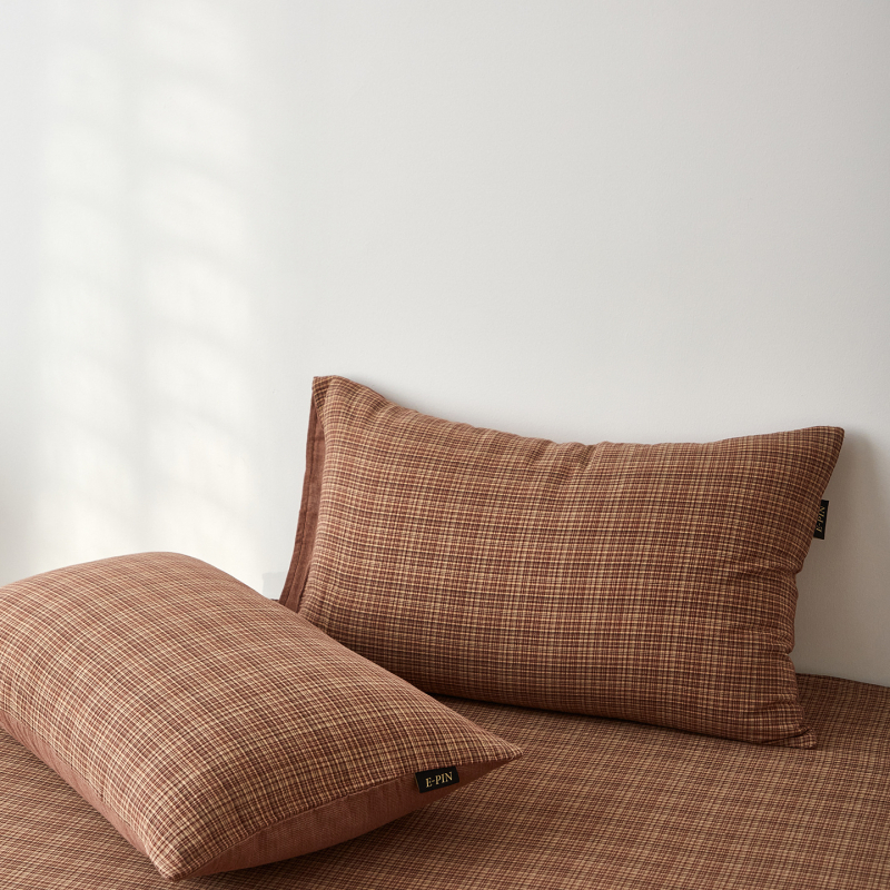 Yuchuan Japanski stil navlaka za jastuke, 2 kom, 100% pamuk, twill tkanina, reaktivno bojanje