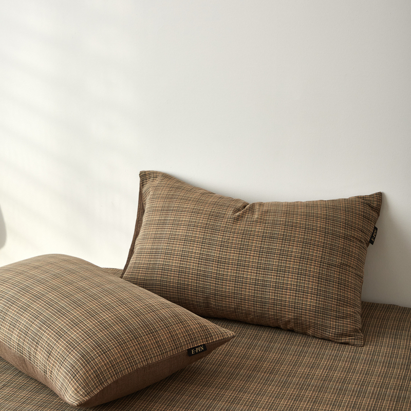 Yuchuan Japanski stil navlaka za jastuke, 2 kom, 100% pamuk, twill tkanina, reaktivno bojanje