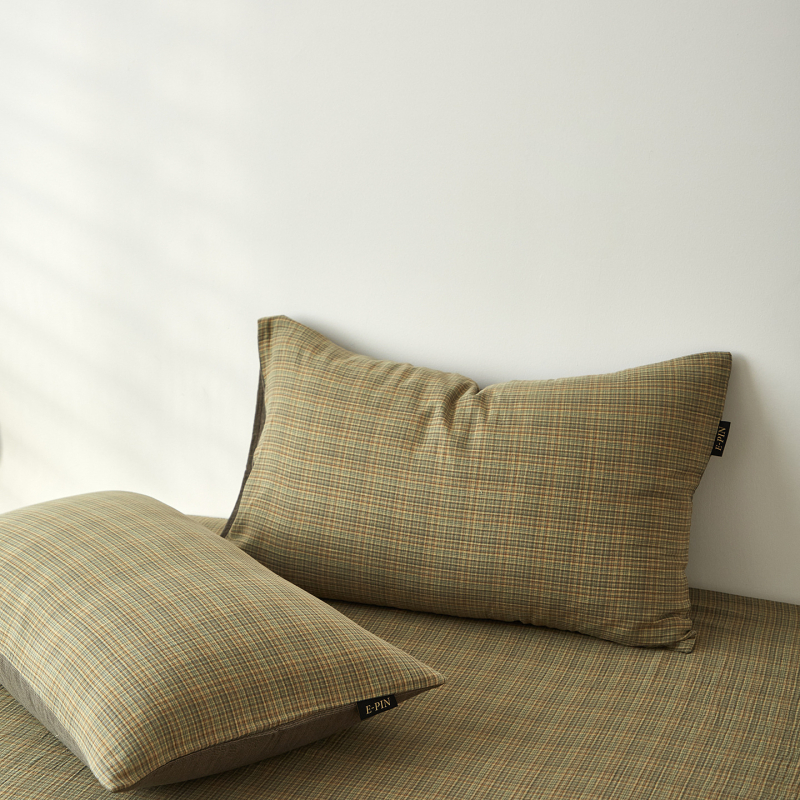 Yuchuan Japanski stil navlaka za jastuke, 2 kom, 100% pamuk, twill tkanina, reaktivno bojanje