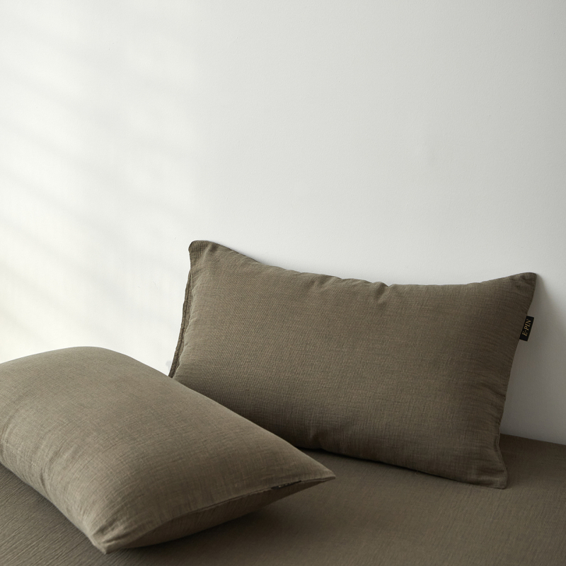 Yuchuan Japanski stil navlaka za jastuke, 2 kom, 100% pamuk, twill tkanina, reaktivno bojanje