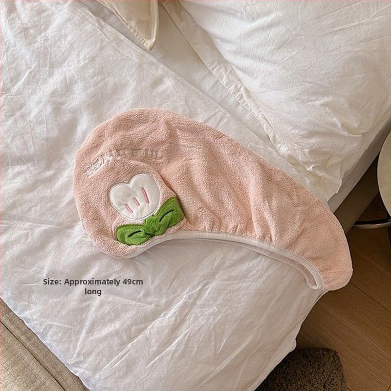 Matu žāvēšanas cepure sievietēm un pieaugušajiem, ūdens uzsūcoša, ātra žāvēšana, korāla velūra audums; Materiāls: poliesters; Svars: >200 g; Diegi: 60 gab.