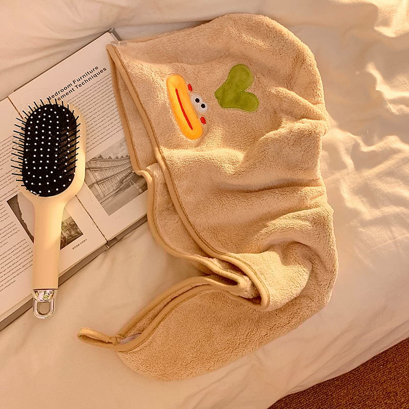 Matu žāvēšanas cepure sievietēm un pieaugušajiem, ūdens uzsūcoša, ātra žāvēšana, korāla velūra audums; Materiāls: poliesters; Svars: >200 g; Diegi: 60 gab.