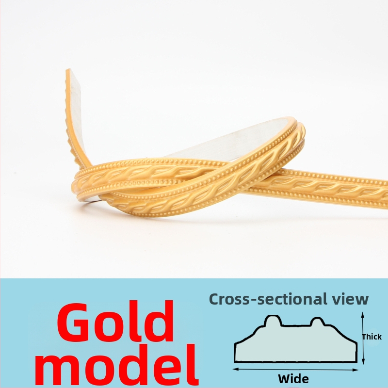 PVC pašlīmējoša dekoratīvā malu lente televizora fona sienai — mūsdienīgs stils, ugunsizturīga, ūdensizturīga, mitrumizturīga, korozijizturīga