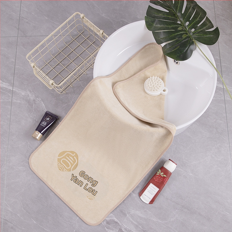 Salon ručnik-turban za sušenje kose, debeo i mekan, upija vlagu, bez dlačica, logotip po narudžbi