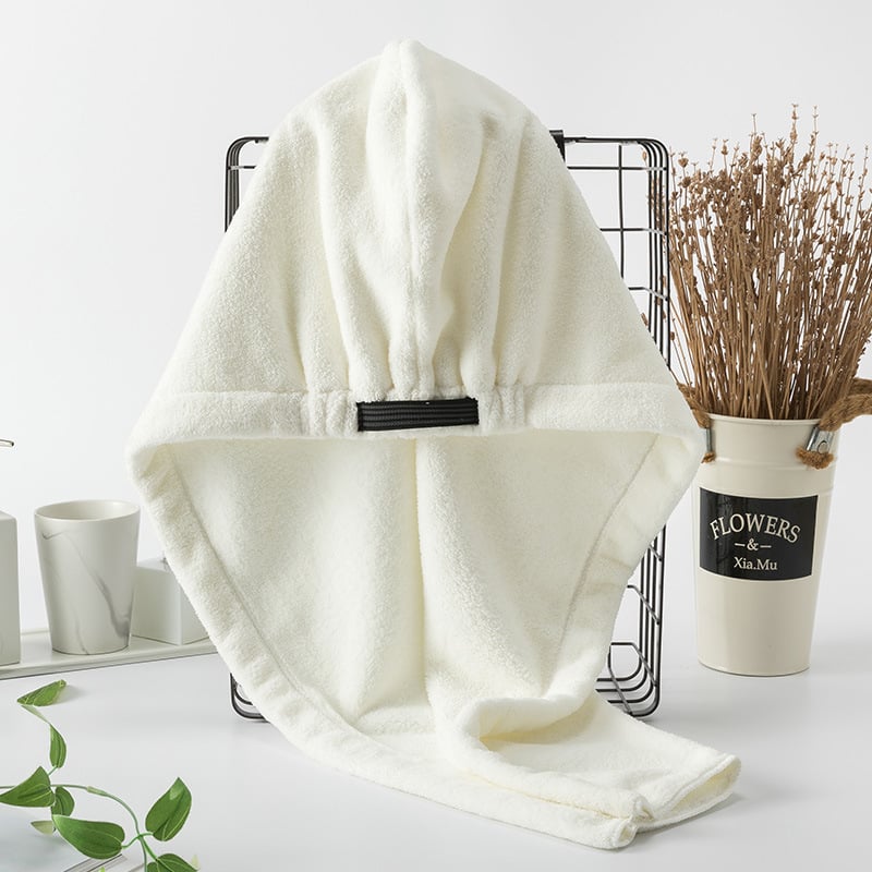 Koraļa flīsa matu žāvēšanas cepure, ļoti absorbējoša, ātri žūst, elpojoša, 120–139 g