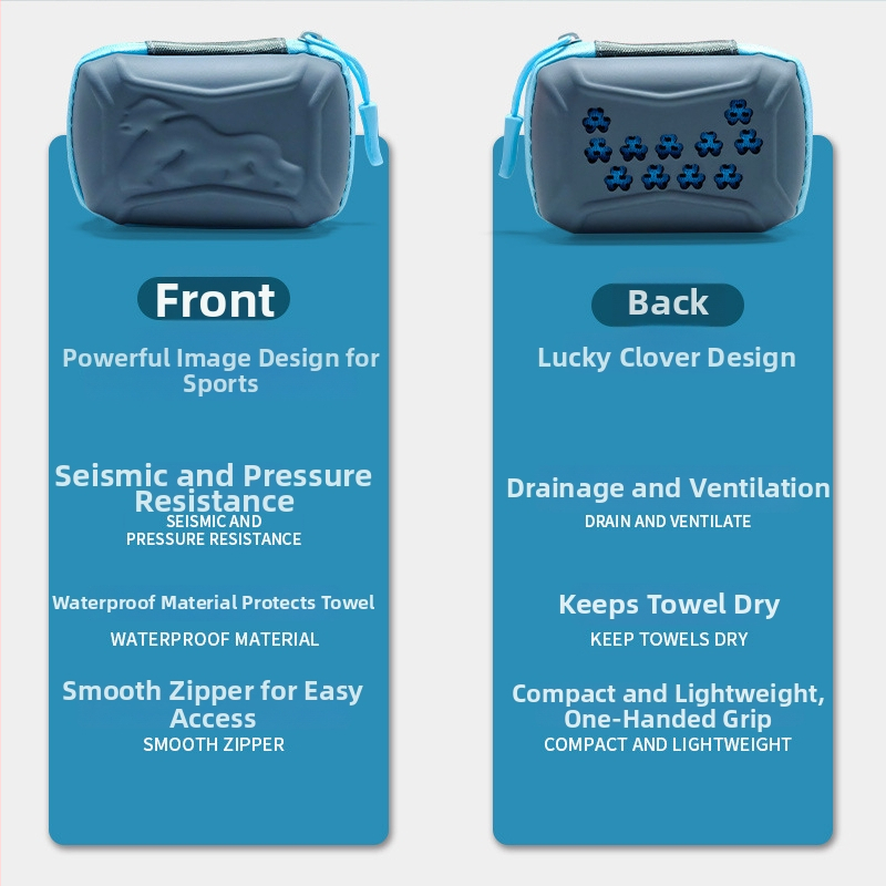 Poliészter sporttörölköző hűsítő érzetével, 120 g, AB szál, logó testreszabható