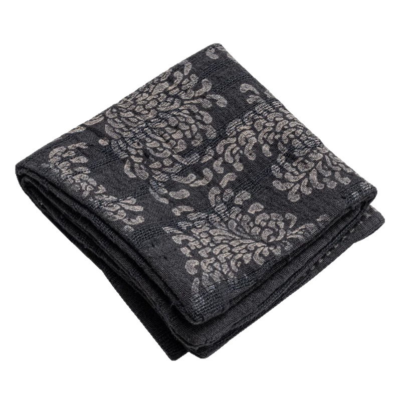 Sugeriaujantis kačių arbatos rankšluostis – medvilnės ir lino audinys, zen stiliaus arbatos ceremonijai