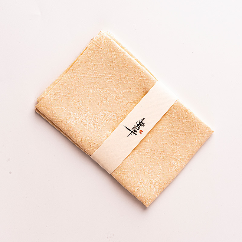 Gongfu teáskészlethez teakel kendő, vastag, nedvszívó, 350 g pamut, egyszerű szövés