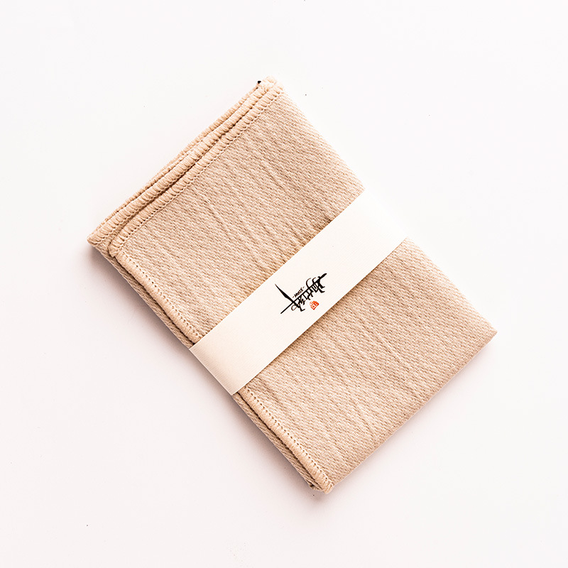 Gongfu teáskészlethez teakel kendő, vastag, nedvszívó, 350 g pamut, egyszerű szövés