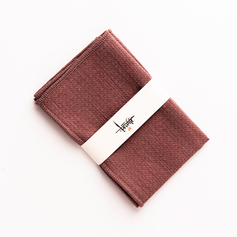 Gongfu teáskészlethez teakel kendő, vastag, nedvszívó, 350 g pamut, egyszerű szövés