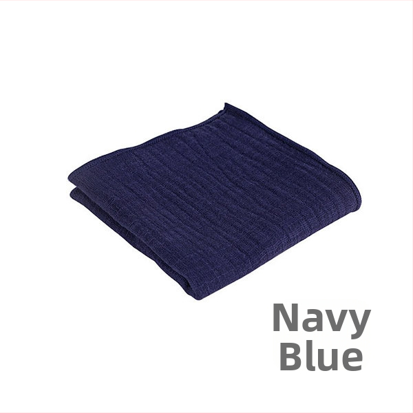 Négyzet alakú teáskendő pamut-linó keverékből – 260 g, slub fonal, fonal 21, hímzett szeg