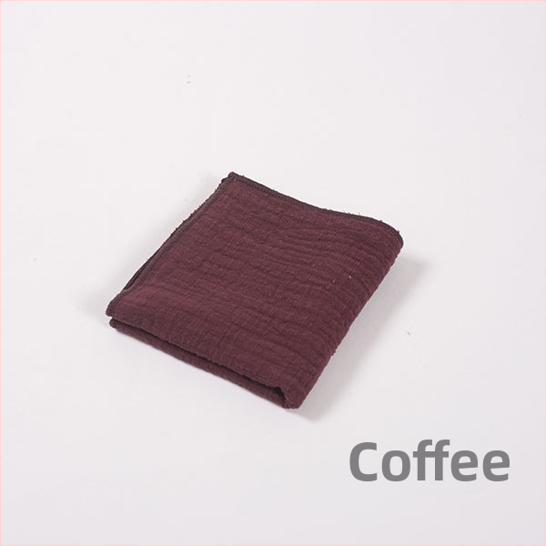 Négyzet alakú teáskendő pamut-linó keverékből – 260 g, slub fonal, fonal 21, hímzett szeg