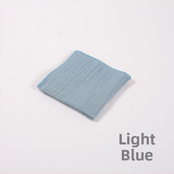 Négyzet alakú teáskendő pamut-linó keverékből – 260 g, slub fonal, fonal 21, hímzett szeg