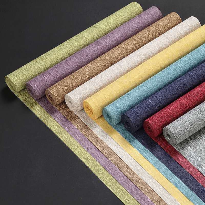 Japoniško stiliaus Zen įkvėptas vandeniui atsparus medvilnės-linų audinio arbatos ceremonijos aksesuarų rinkinys; įsk. arbatos kilimėlis, arbatos servetėlė, stalo kilimėlis ir stalo takelis