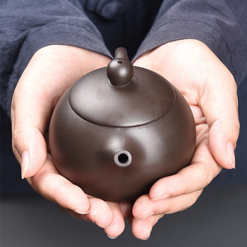 Pārvietojams tējas komplekts no Zisha māla, ceļojumu soma, bambusa paliktnis, pielāgots logo, 3–5 cilvēkiem