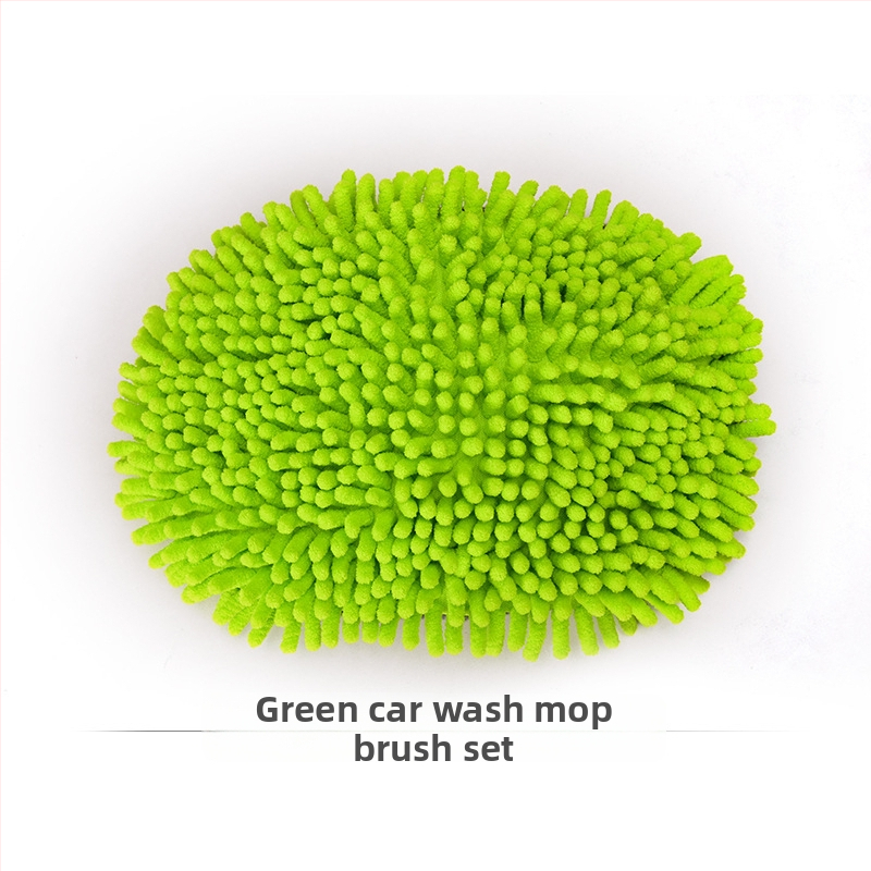 Pöördleviline teleskoopne auto pesemis mop vahupuhaste harjaga, alumiiniumvardaga ja chenille peaga