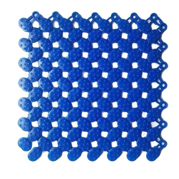 Modularna PVC anti-slip prostirka za kupaonicu, kvadratnog oblika, jednobojna, za kupaonicu, WC i bazen