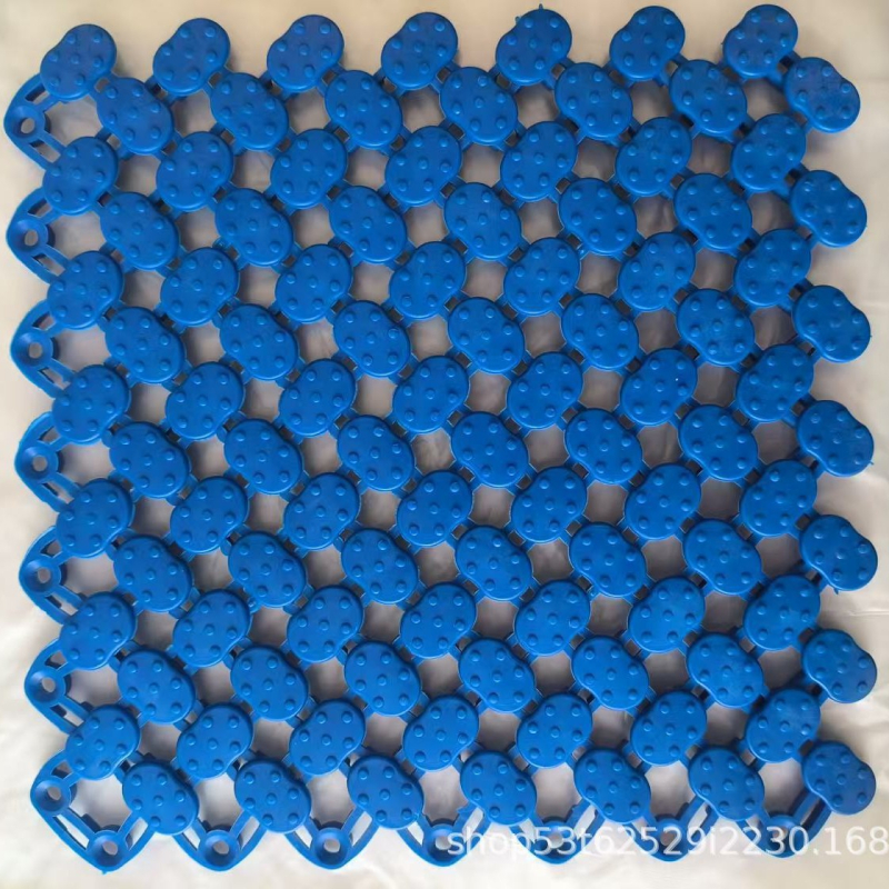 Modularna PVC anti-slip prostirka za kupaonicu, kvadratnog oblika, jednobojna, za kupaonicu, WC i bazen