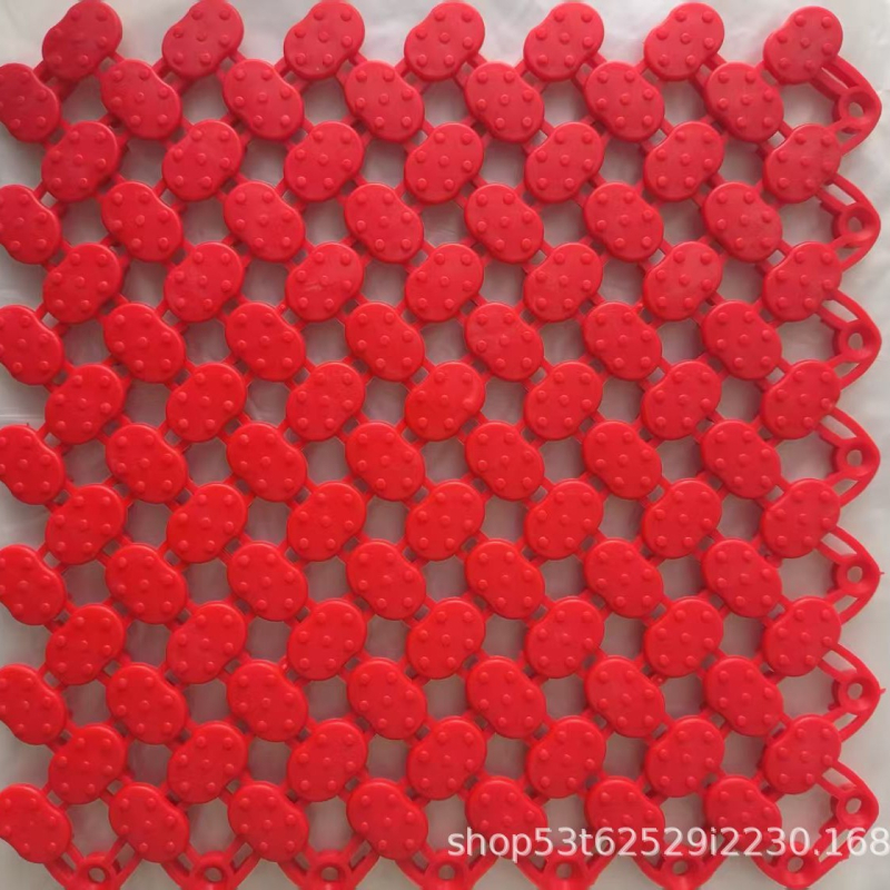 Modularna PVC anti-slip prostirka za kupaonicu, kvadratnog oblika, jednobojna, za kupaonicu, WC i bazen