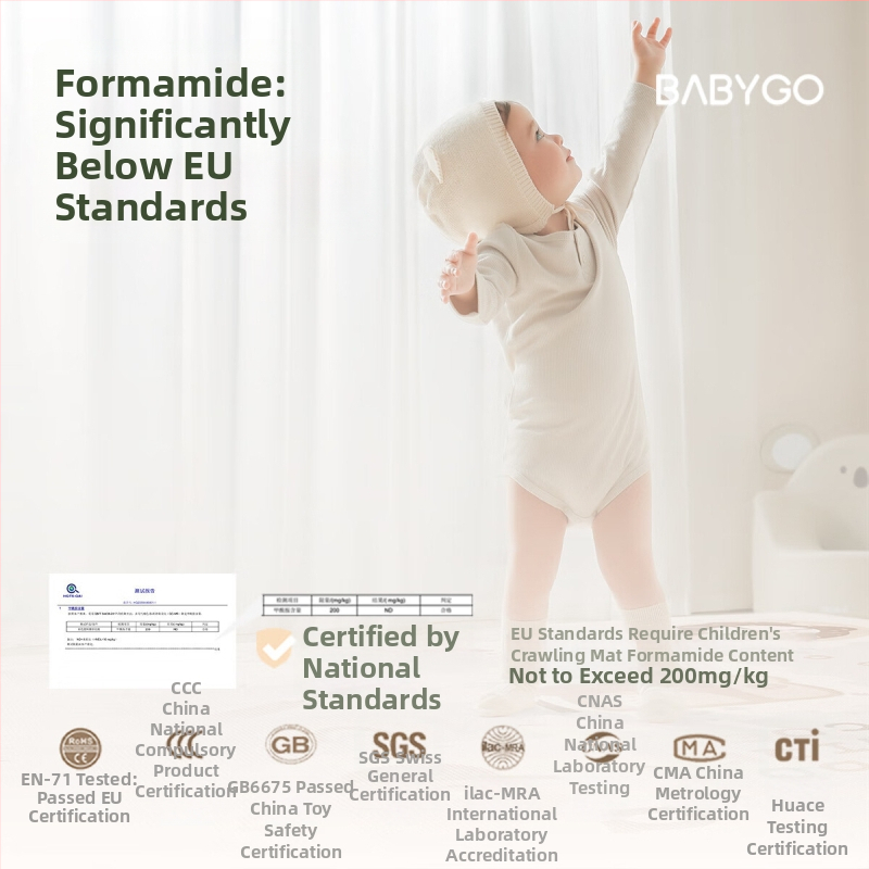 Omavahel ühenduv XPE-matt, ohutu ja lõhnatu, ökoloogiline materjal, sobiv imikutele ja väikelastele vanuses 0–3 aastat, soodustab visuaalset ja kognitiivset arengut, roomamine ja käe-silma koordineerimine