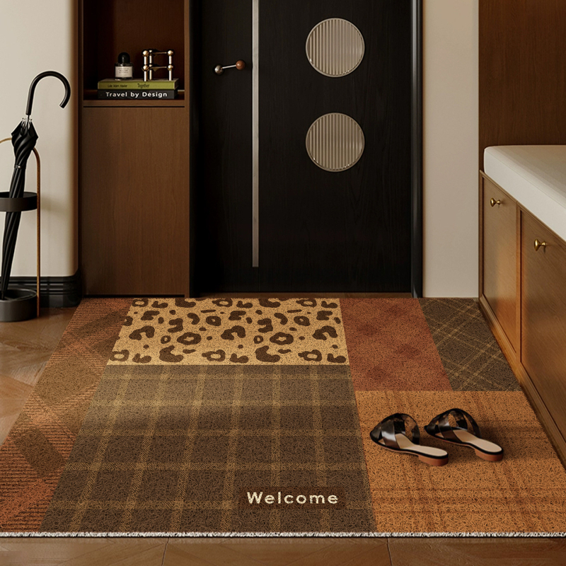 Ulazni prostir za vrata, s svilenim prstenom, prilagodljiv, protuklizni, perivi