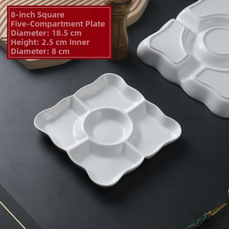 Jaotatud plaaditäidis viie osaga, ümmargune kuju, materjal: siidililled, pind: pritsvärv, mikrolaineahi ei ole sobiv