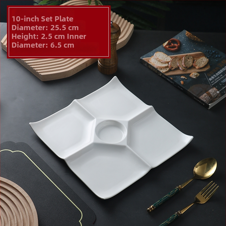 Jaotatud plaaditäidis viie osaga, ümmargune kuju, materjal: siidililled, pind: pritsvärv, mikrolaineahi ei ole sobiv