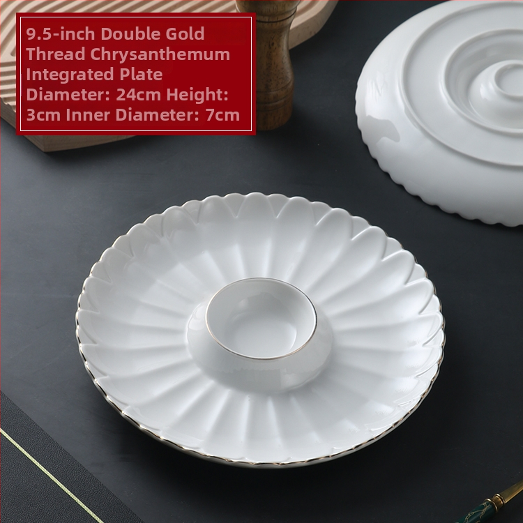 Jaotatud plaaditäidis viie osaga, ümmargune kuju, materjal: siidililled, pind: pritsvärv, mikrolaineahi ei ole sobiv