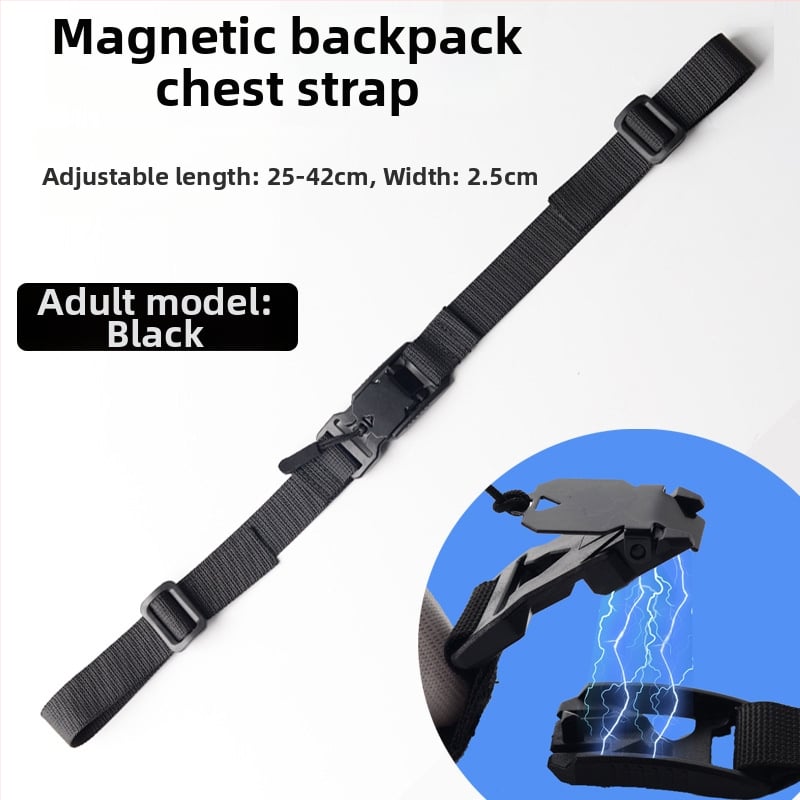 Plecu siksnas fiksēšanas sprādze mugurai, pretslīdošs siksniņš, dzelzs materiāls, vienkrāsains raksts, 2024. gada pavasaris