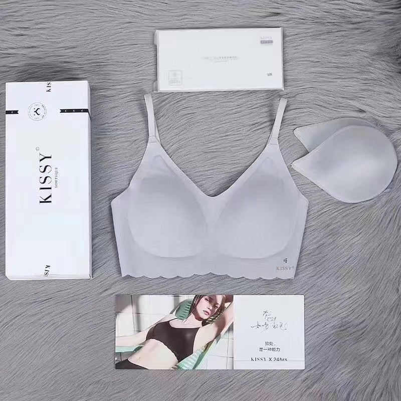 Bezvadu push-up krūštura komplekts, 3/4 kauss, vidēja formas kupols, fiksētas dubultās plecu siksnas, Lycra Spandex audums