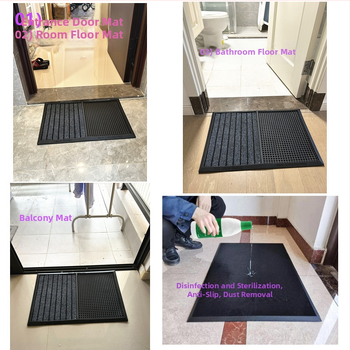 Įėjimo gumos kilimėlis, neslidus paviršius, dezinfekcija, plaunamas, šiuolaikiškai minimalistinis stilius, prekės ženklas YMO