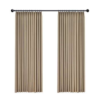 Elektronikus blackout függönyök konopával imitált anyagból, hotell-stílus, 100% árnyékolás, kompozit anyag, nappalira, hálószobára, dolgozószobára, étteremre, bejáratra és kereskedelmi terekre