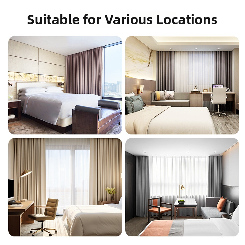 Elektronikus blackout függönyök konopával imitált anyagból, hotell-stílus, 100% árnyékolás, kompozit anyag, nappalira, hálószobára, dolgozószobára, étteremre, bejáratra és kereskedelmi terekre