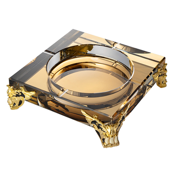 Γυάλινο βαθύ τασάκι — Διακόσμηση και Αποθήκευση, Στυλ Μινιμαλιστικό έως Φως Πολυτέλεια, κατάλληλο για Οικία, Σαλόνι, KTV, Μπαρ ή Ξενοδοχείο