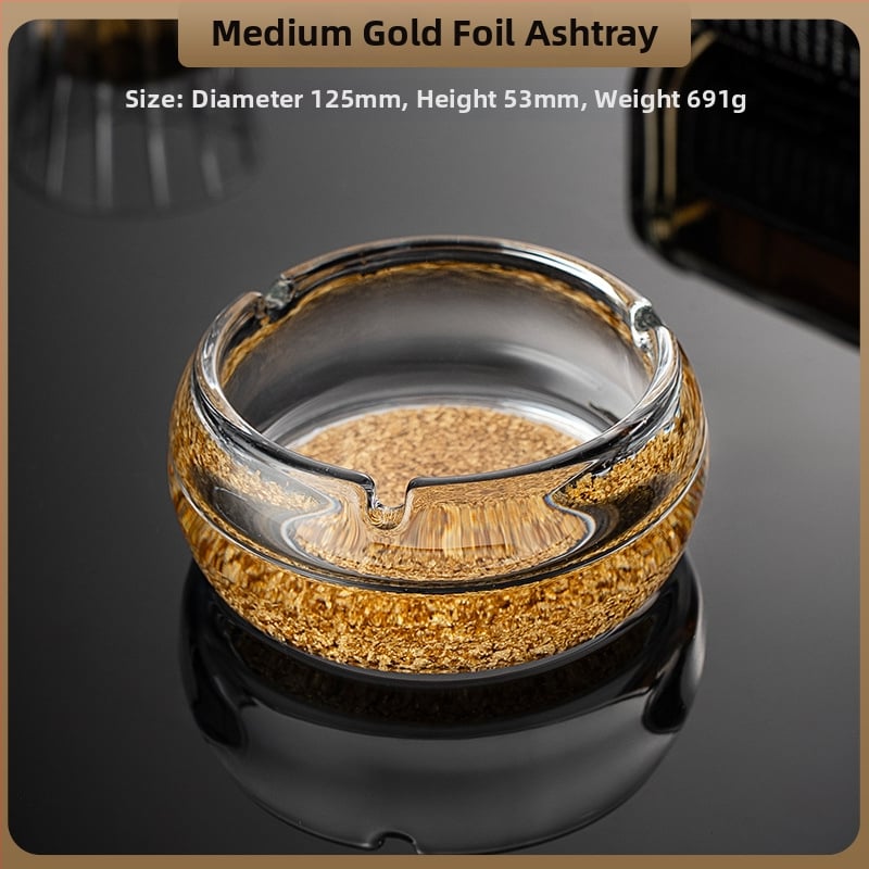 Γυάλινο βαθύ τασάκι — Διακόσμηση και Αποθήκευση, Στυλ Μινιμαλιστικό έως Φως Πολυτέλεια, κατάλληλο για Οικία, Σαλόνι, KTV, Μπαρ ή Ξενοδοχείο