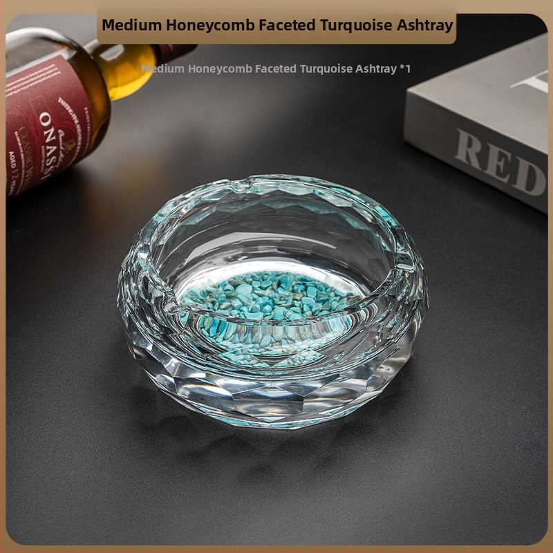 Γυάλινο βαθύ τασάκι — Διακόσμηση και Αποθήκευση, Στυλ Μινιμαλιστικό έως Φως Πολυτέλεια, κατάλληλο για Οικία, Σαλόνι, KTV, Μπαρ ή Ξενοδοχείο