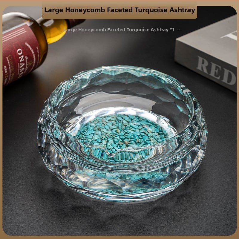 Γυάλινο βαθύ τασάκι — Διακόσμηση και Αποθήκευση, Στυλ Μινιμαλιστικό έως Φως Πολυτέλεια, κατάλληλο για Οικία, Σαλόνι, KTV, Μπαρ ή Ξενοδοχείο