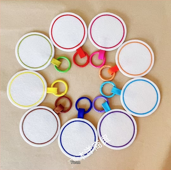 Filca apaļš atslēgu piekariņš bērniem, pavasaris 2024