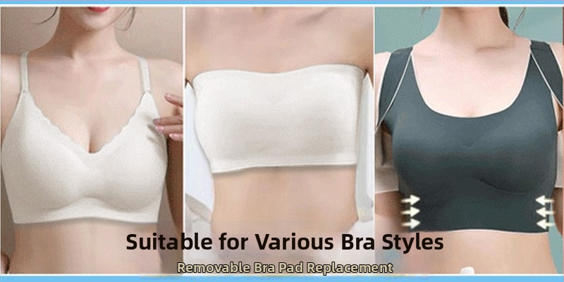 Krūšu spilventiņi - Nailons, biezināti, nemanāmi zem apģērba, elpojoši, palielina apjomu