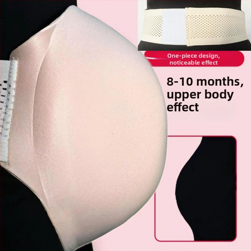 Silikona grūtnieces vēdera rekvizīts fotogrāfijām – biezināts, 2024. gada rudens, zīmols: Cits